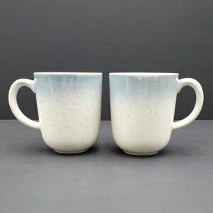 Baum Bros Marina Blue Mugs Sko Baum Brothers Blue White Speckled Mugs